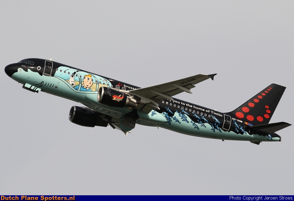 OO-SNB Airbus A320 Brussels Airlines by Jeroen Stroes