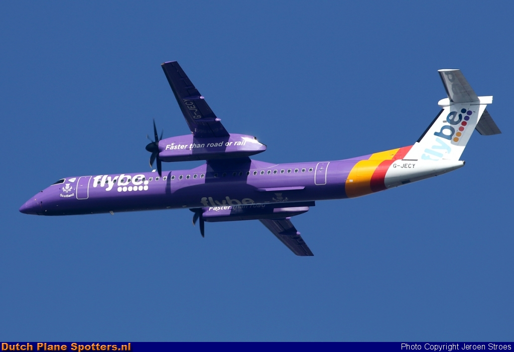G-JECY Bombardier Dash 8-Q400 Flybe by Jeroen Stroes