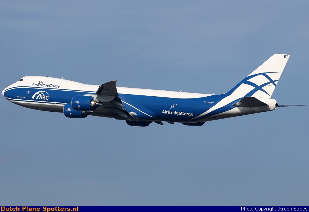 VT-BBY Boeing 747-8 AirBridgeCargo by Jeroen Stroes