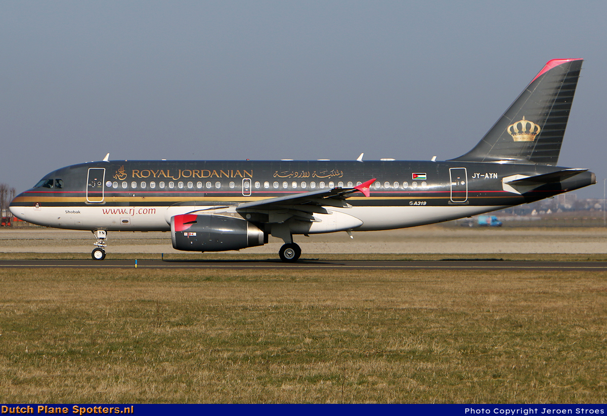 JY-AYN Airbus A319 Royal Jordanian Airlines by Jeroen Stroes