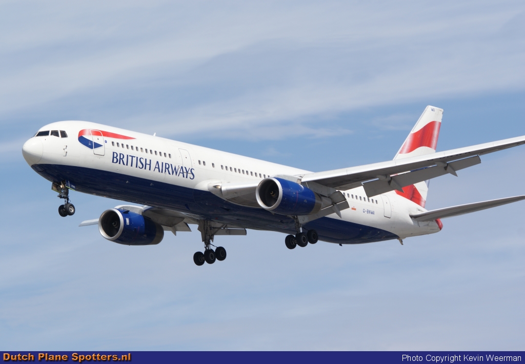 G-BNWA Boeing 767-300 British Airways by Kevin Weerman