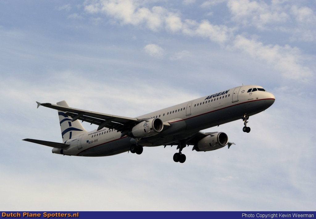 SX-DVO Airbus A321 Aegean Airlines by Kevin Weerman
