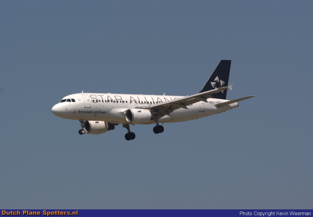 OO-SSC Airbus A319 Brussels Airlines by Kevin Weerman