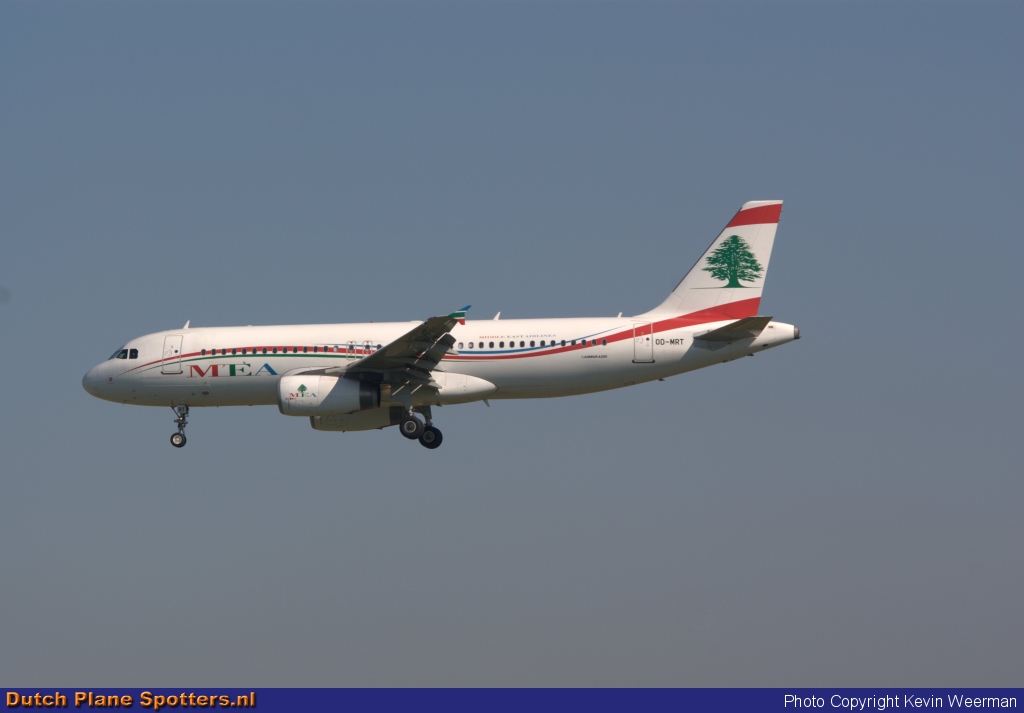 OD-MRT Airbus A320 Middle East Airlines (MEA) by Kevin Weerman