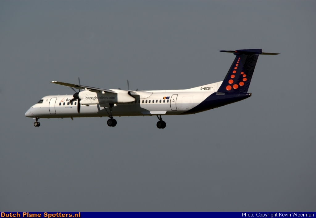 G-ECOI Bombardier Dash 8-Q400 Flybe (Brussels Airlines) by Kevin Weerman