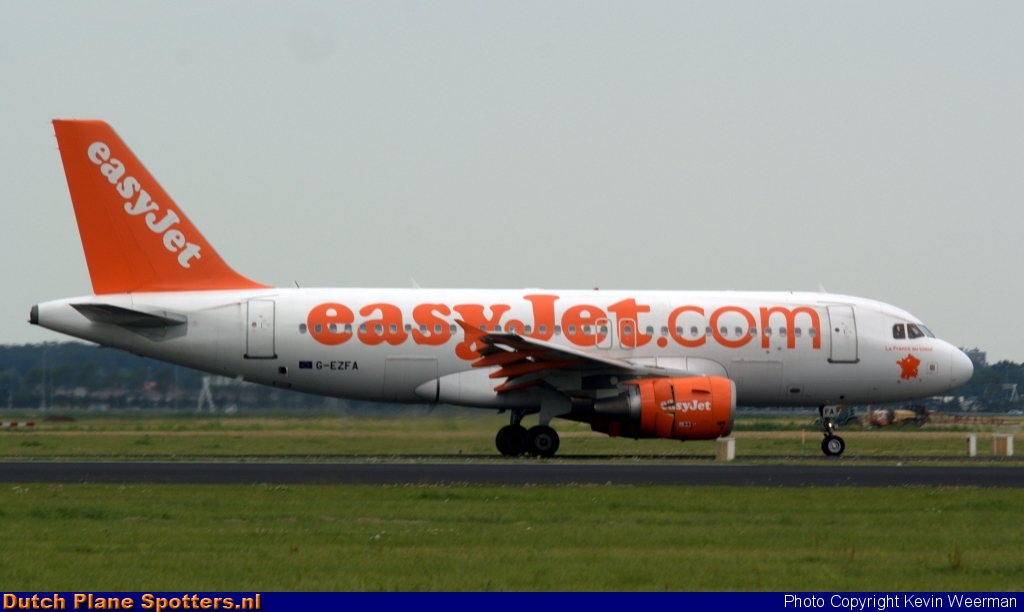 G-EZFA Airbus A319 easyJet by Kevin Weerman