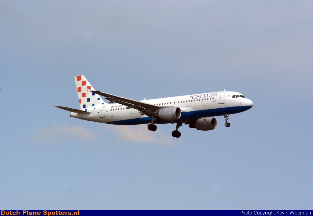 9A-CTJ Airbus A320 Croatia Airlines by Kevin Weerman