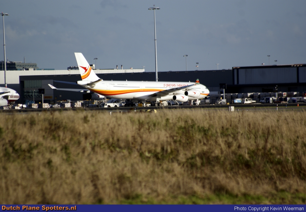 F-GLZG Airbus A340-300 Surinam Airways by Kevin Weerman