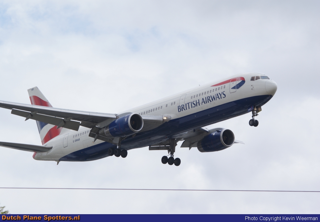G-BNWB Boeing 767-300 British Airways by Kevin Weerman