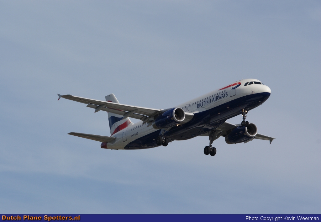 G-EUYD Airbus A320 British Airways by Kevin Weerman