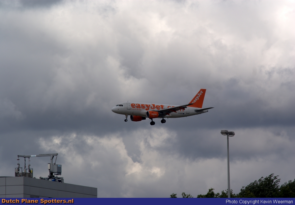 G-EZEV Airbus A319 easyJet by Kevin Weerman