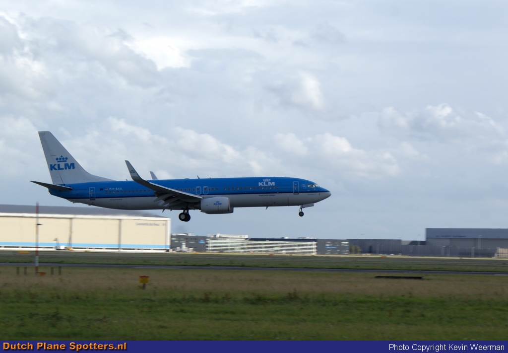 PH-BXK Boeing 737-800 KLM Royal Dutch Airlines by Kevin Weerman