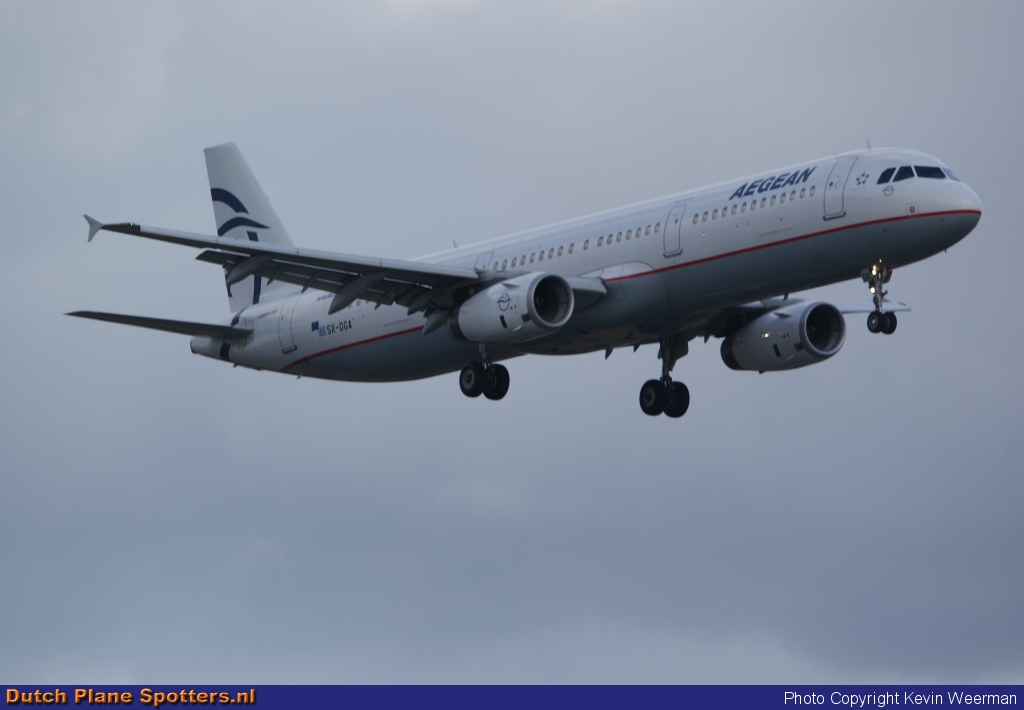 SX-DGA Airbus A321 Aegean Airlines by Kevin Weerman