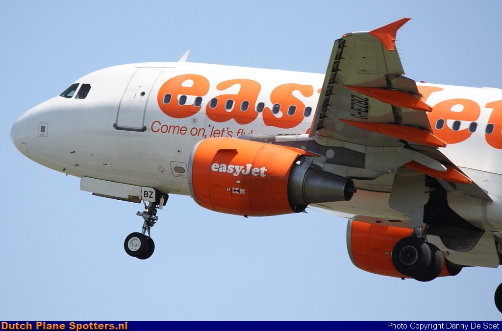 G-EZBZ Airbus A319 easyJet by Danny De Soet