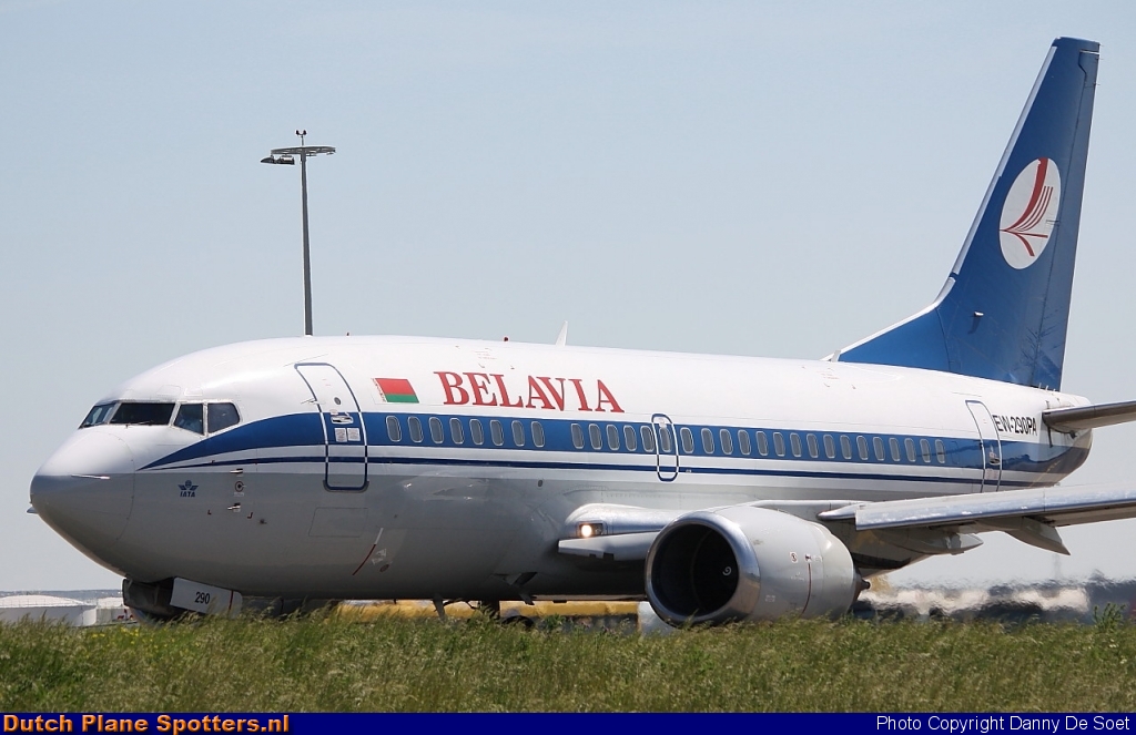 EW-290PA Boeing 737-500 Belavia Belarusian Airlines by Danny De Soet