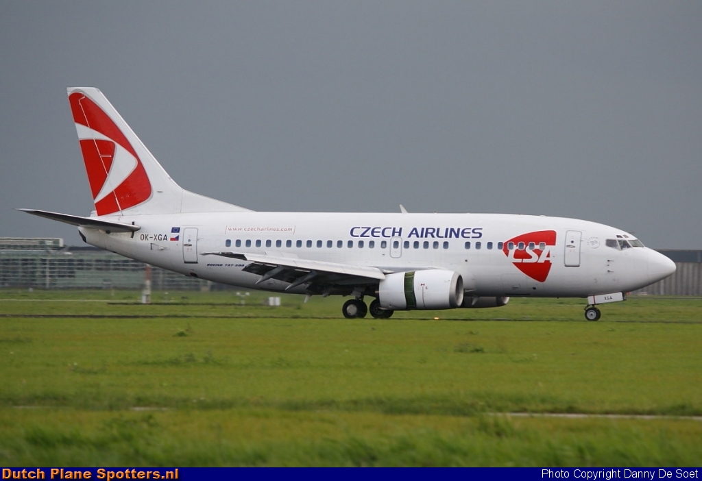 OK-XGA Boeing 737-500 CSA Czech Airlines by Danny De Soet