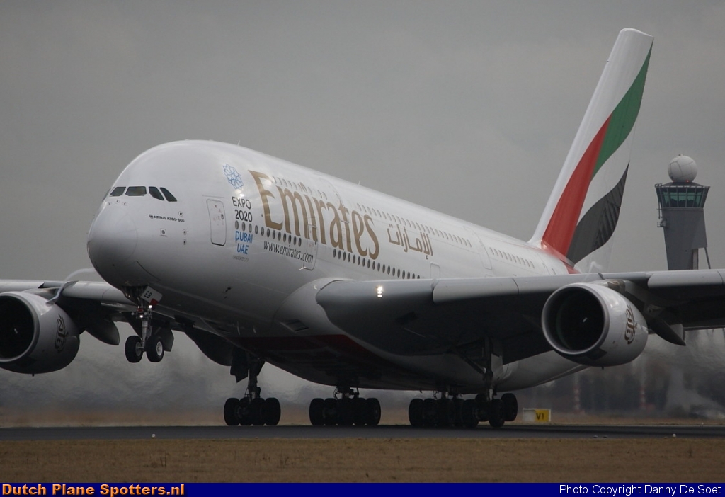 A6-EEB Airbus A380-800 Emirates by Danny De Soet