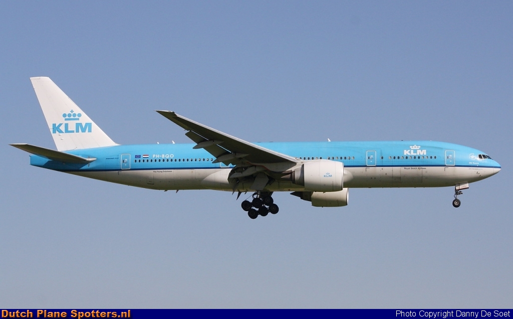 PH-BQO Boeing 777-200 KLM Royal Dutch Airlines by Danny De Soet