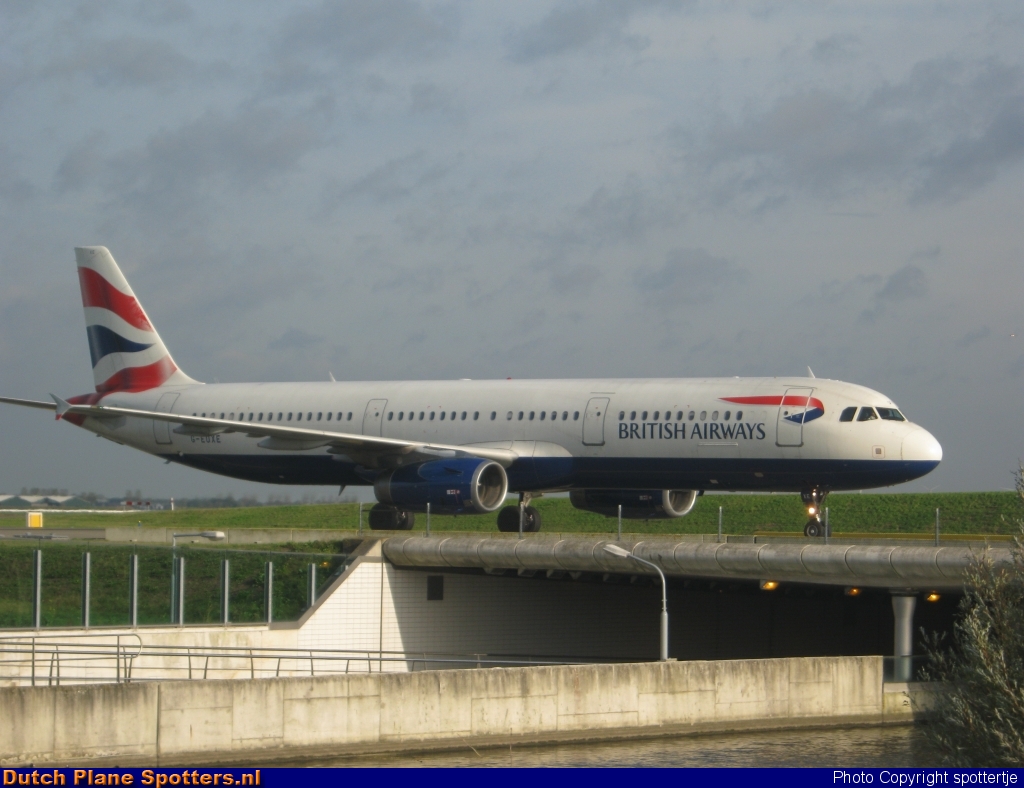 G-EUXE Airbus A321 British Airways by spottertje
