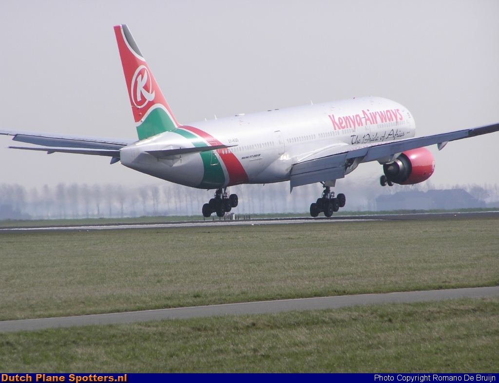 5Y-KQS Boeing 777-200 Kenya Airways by Romano De Bruijn