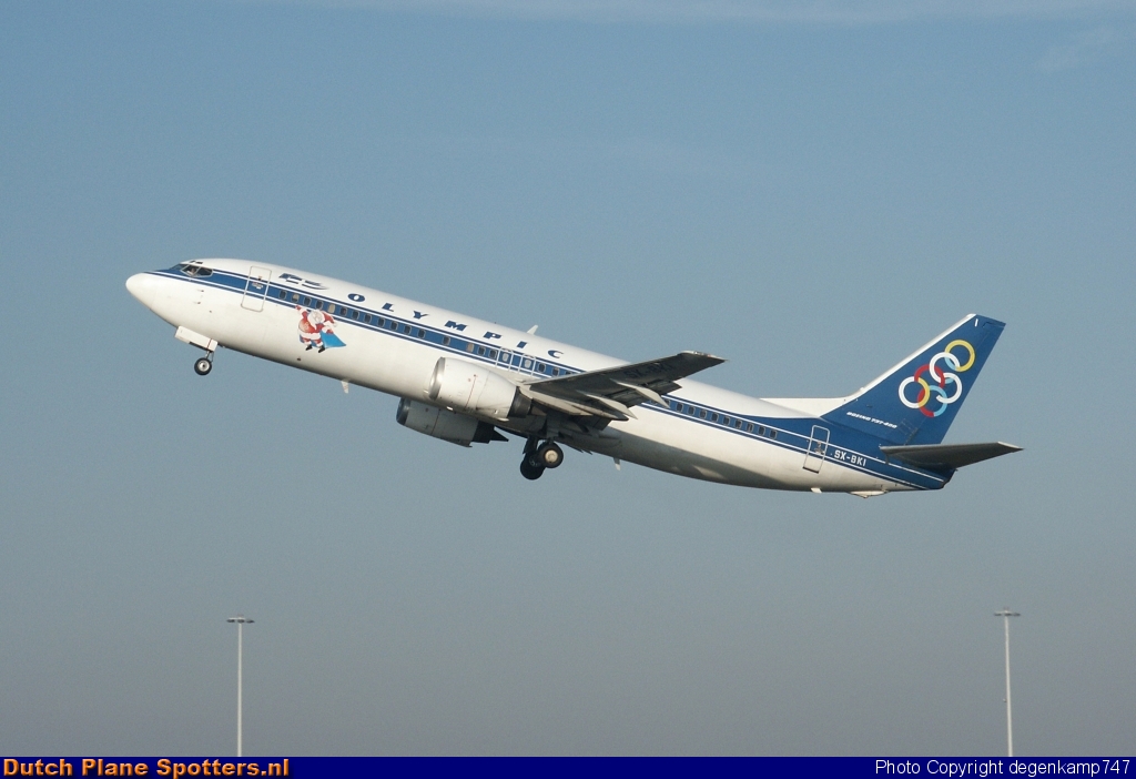 SX-BKI Boeing 737-400 Olympic Airlines by Herman Degenkamp