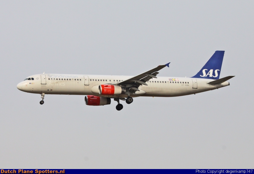 OY-KBH Airbus A321 SAS Scandinavian Airlines by Herman Degenkamp