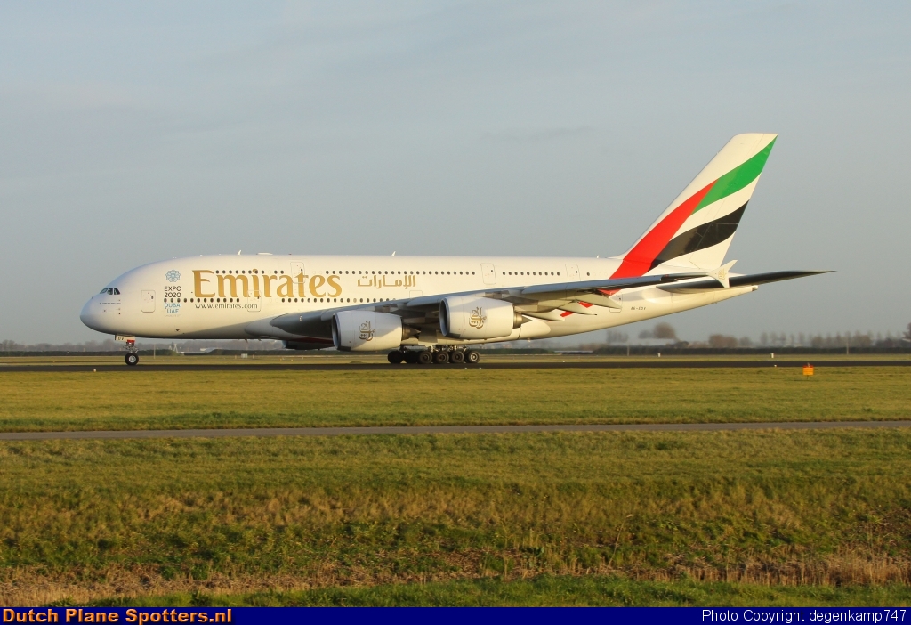 A6-EDV Airbus A380-800 Emirates by Herman Degenkamp