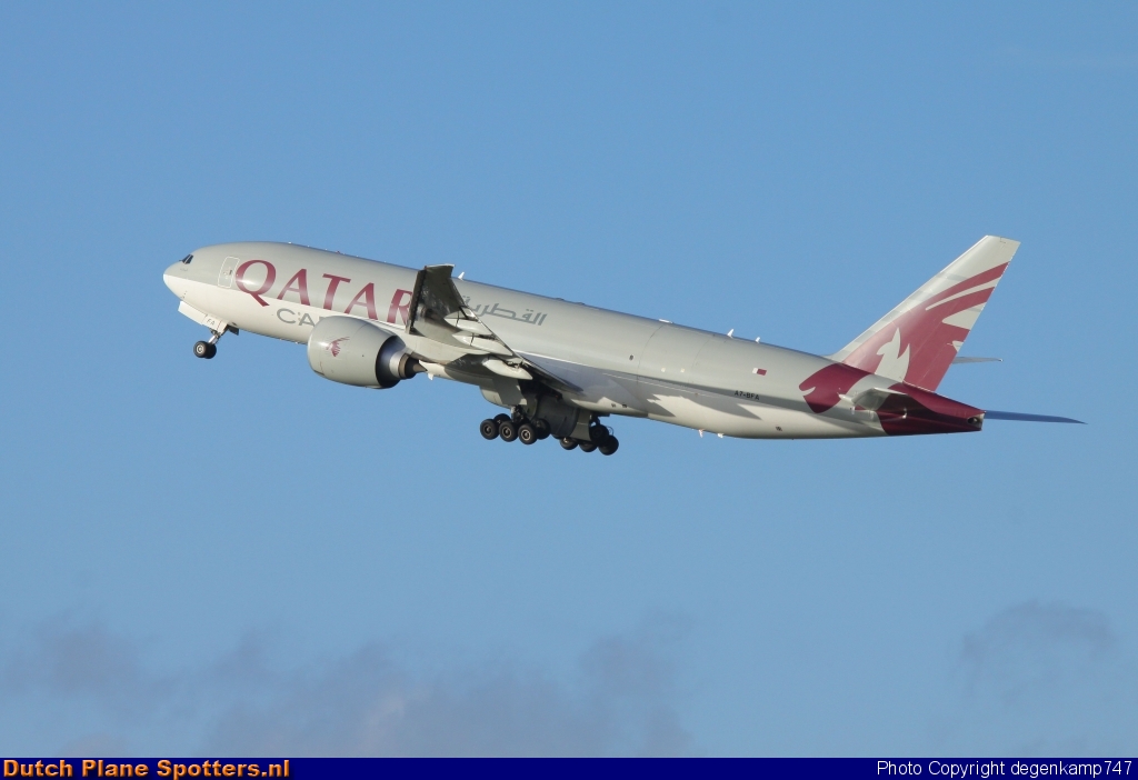 A7-BFA Boeing 777-F Qatar Airways Cargo by Herman Degenkamp