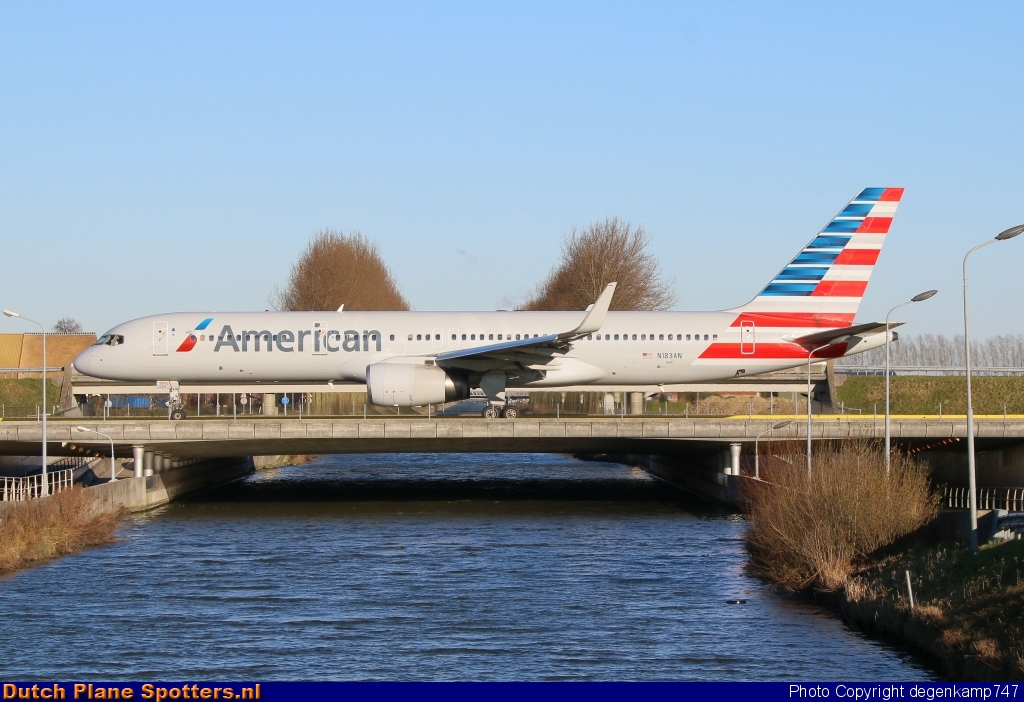 N183AN Boeing 757-200 American Airlines by Herman Degenkamp