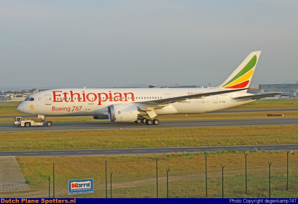 ET-AOQ Boeing 787-8 Dreamliner Ethiopian Airlines by Herman Degenkamp