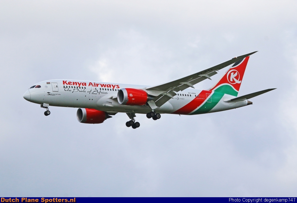 5Y-KZA Boeing 787-8 Dreamliner Kenya Airways by Herman Degenkamp