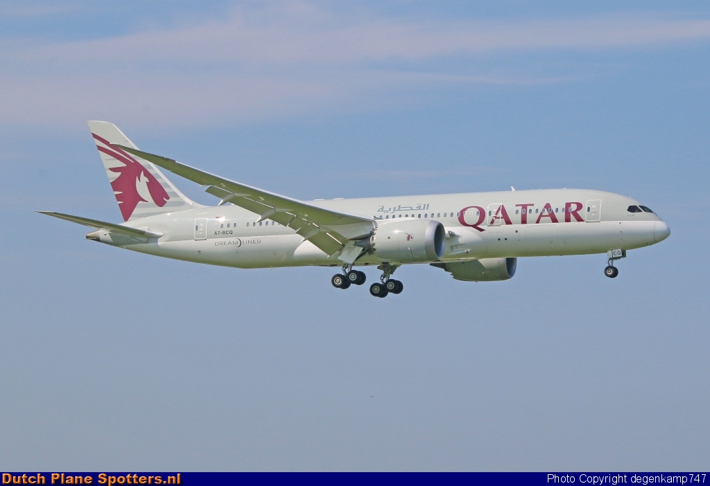 A7-BCQ Boeing 787-8 Dreamliner Qatar Airways by Herman Degenkamp