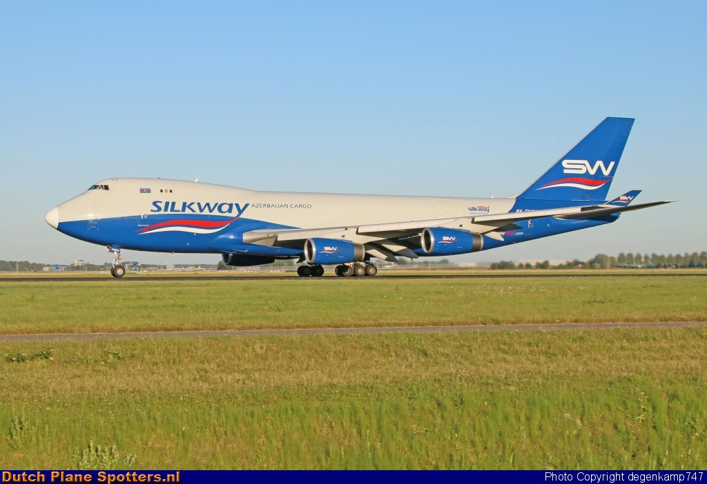 4K-SW888 Boeing 747-400 Silk Way Airlines by Herman Degenkamp