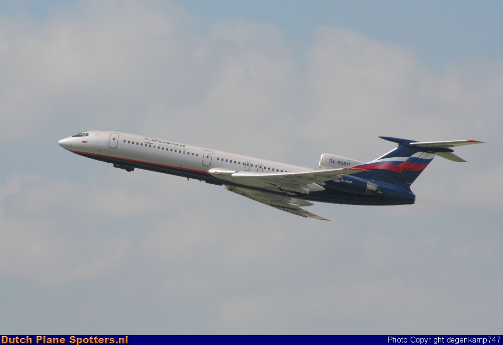 RA-85811 Tupolev Tu-154 Aeroflot - Russian Airlines by Herman Degenkamp