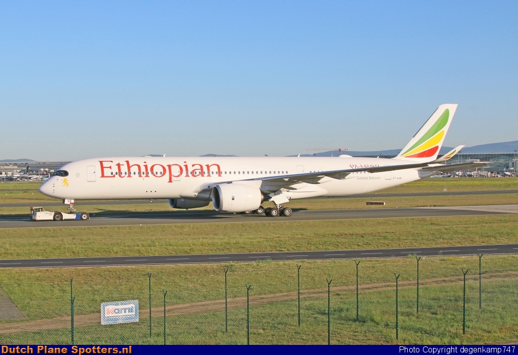 ET-AVB Airbus A350-900 Ethiopian Airlines by Herman Degenkamp