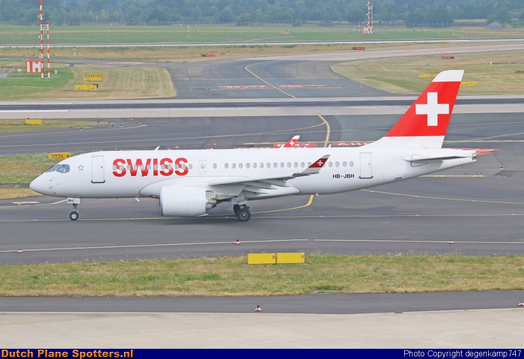 HB-JBH Airbus A220-100 Swiss International Air Lines by Herman Degenkamp