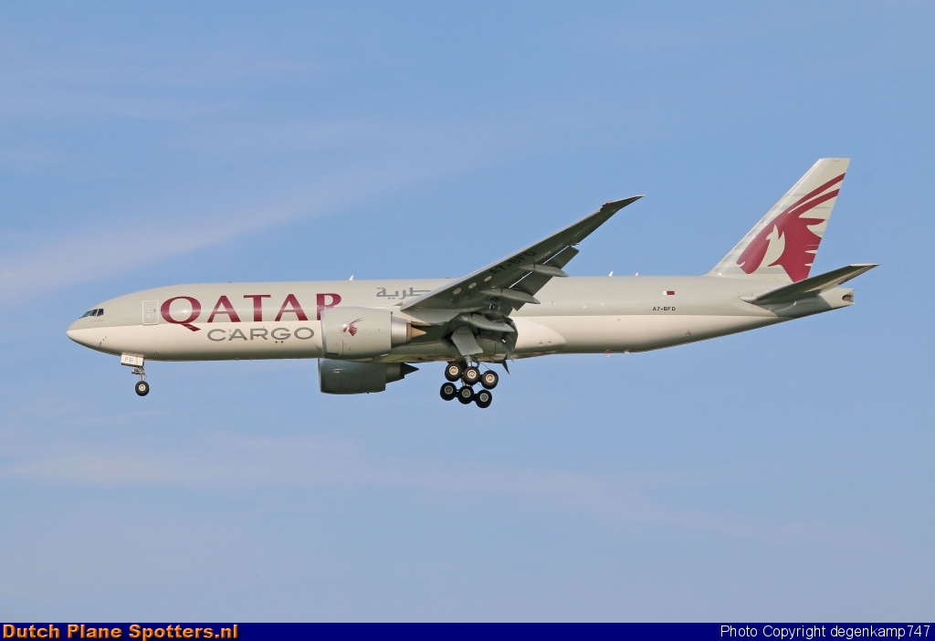 A7-BFD Boeing 777-F Qatar Airways Cargo by Herman Degenkamp