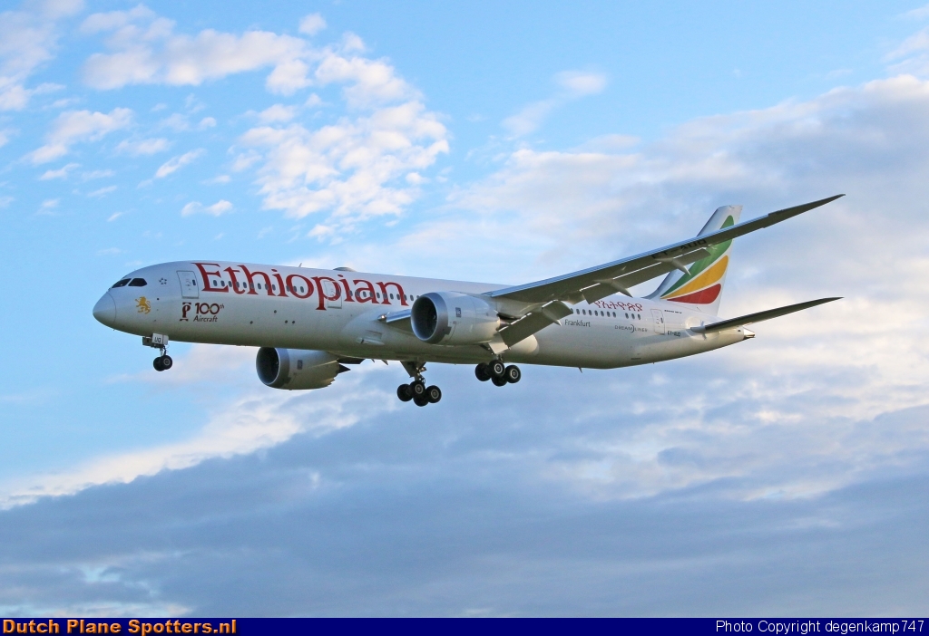 ET-AUQ Boeing 787-9 Dreamliner Ethiopian Airlines by Herman Degenkamp