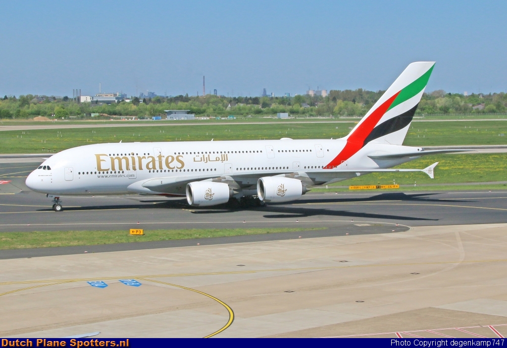 A6-EUB Airbus A380-800 Emirates by Herman Degenkamp