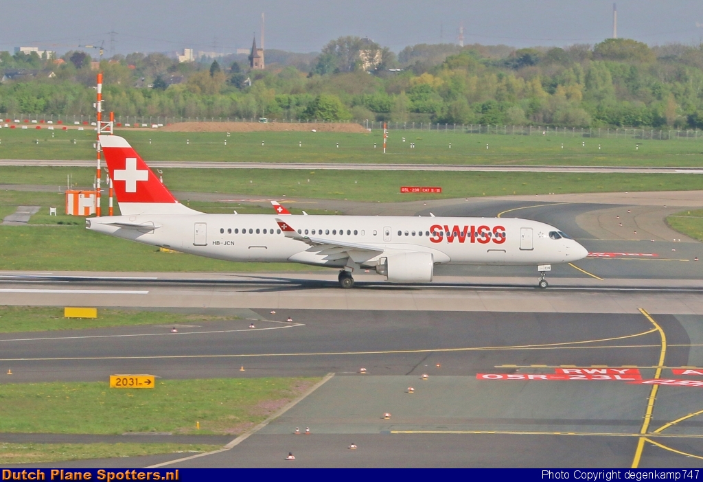 HB-JCC Airbus A220-300 Swiss International Air Lines by Herman Degenkamp