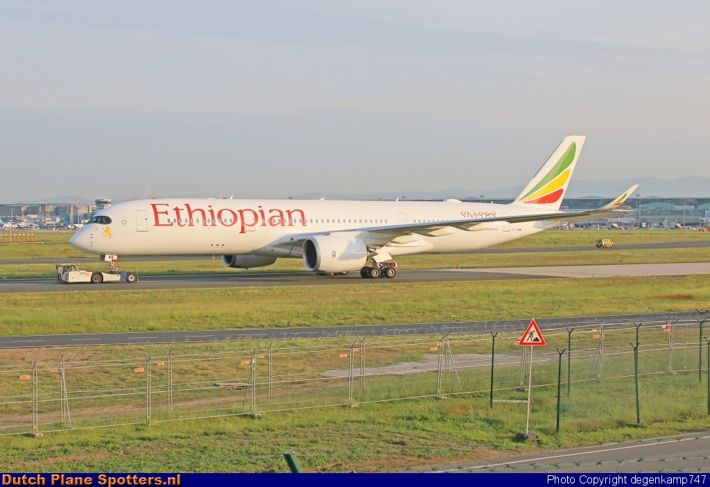 ET-AWM Airbus A350-900 Ethiopian Airlines by Herman Degenkamp