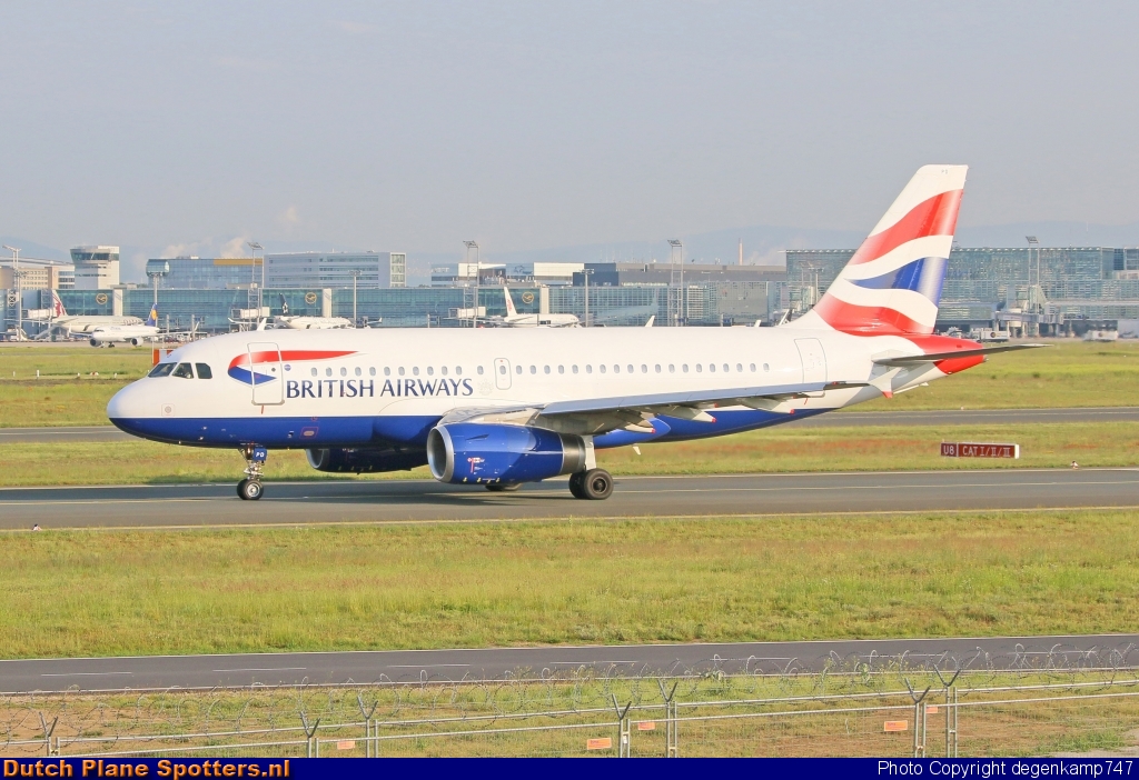 G-EUPD Airbus A319 British Airways by Herman Degenkamp