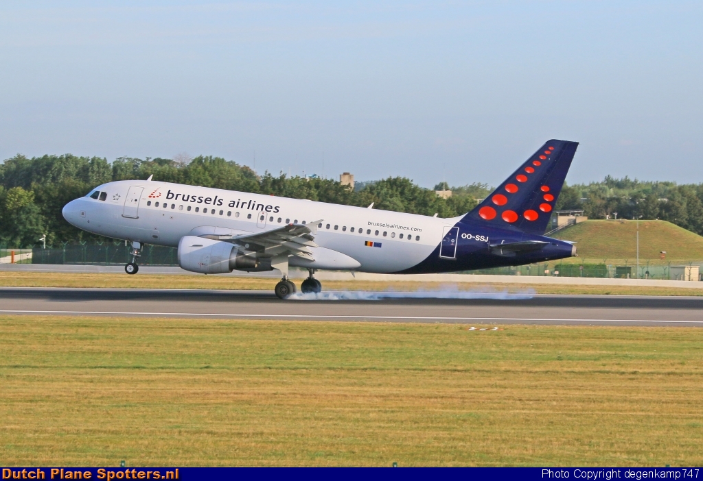 OO-SSJ Airbus A319 Brussels Airlines by Herman Degenkamp
