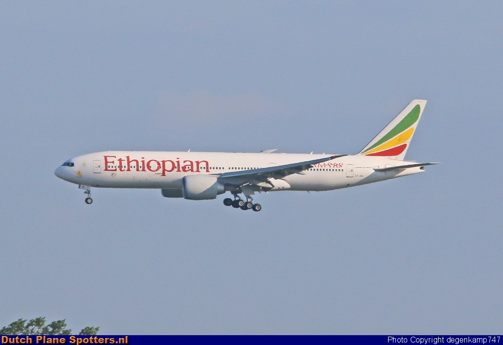 ET-AQL Boeing 777-200 Ethiopian Airlines by Herman Degenkamp