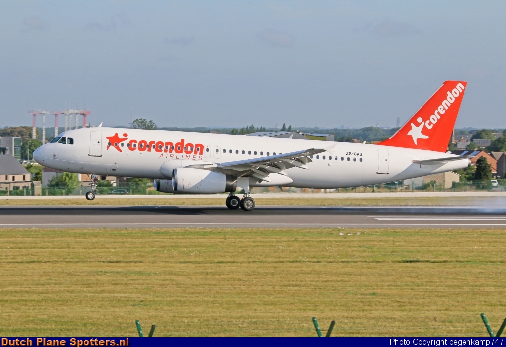 ZS-GAS Airbus A320 Global Aviation (Corendon Airlines) by Herman Degenkamp
