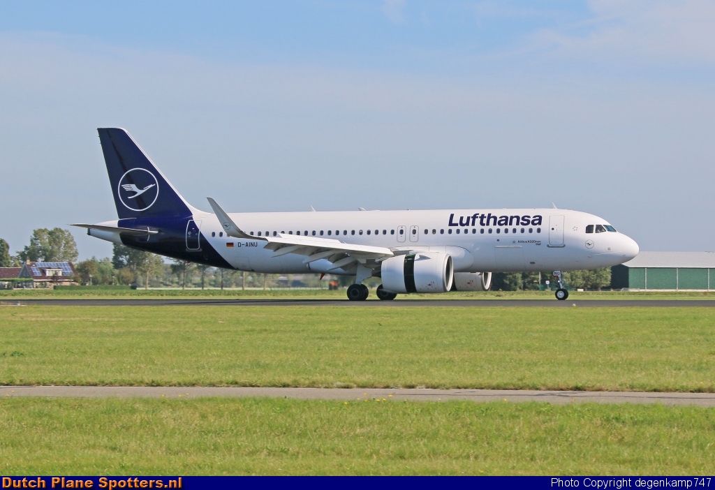 D-AINU Airbus A320neo Lufthansa by Herman Degenkamp