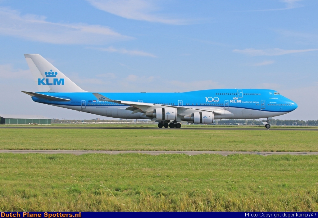 PH-BFT Boeing 747-400 KLM Royal Dutch Airlines by Herman Degenkamp