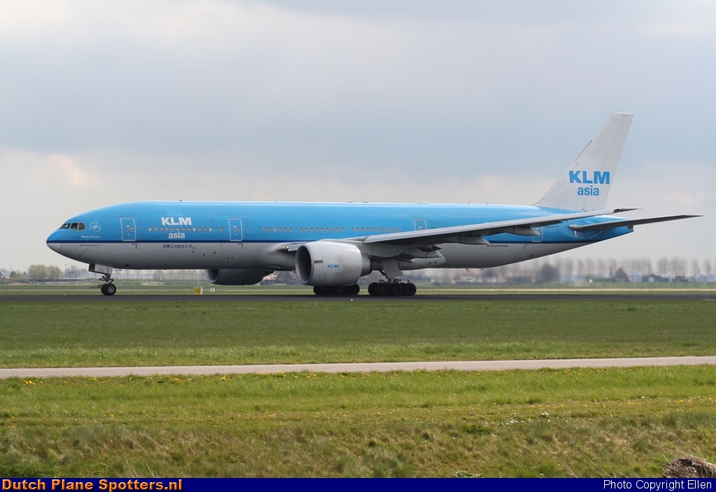 PH-BQM Boeing 777-200 KLM Asia by Ellen