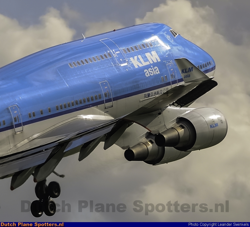 PH-BFM Boeing 747-400 KLM Asia by Leander Swinkels