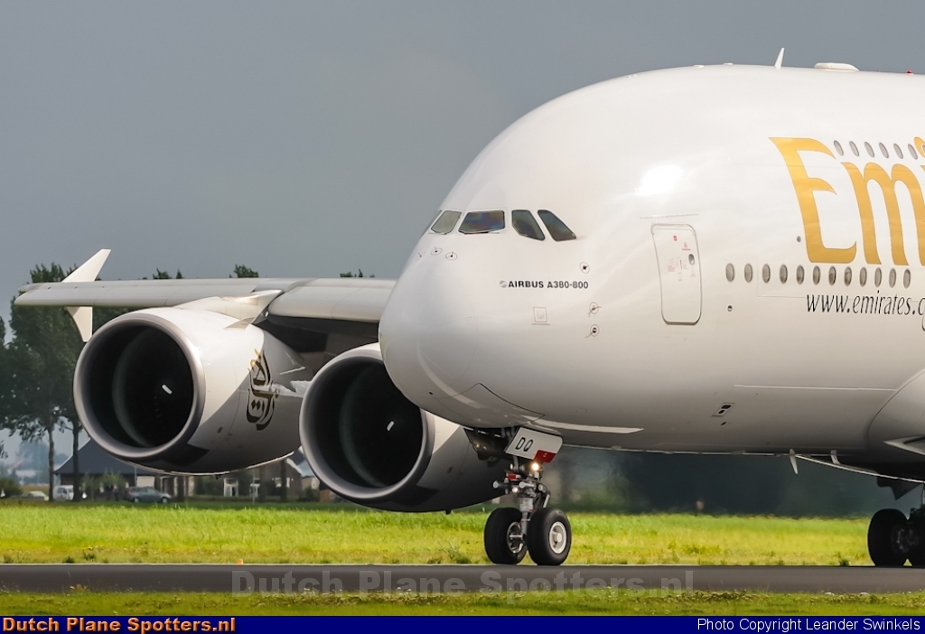 A6-EDQ Airbus A380-800 Emirates by Leander Swinkels
